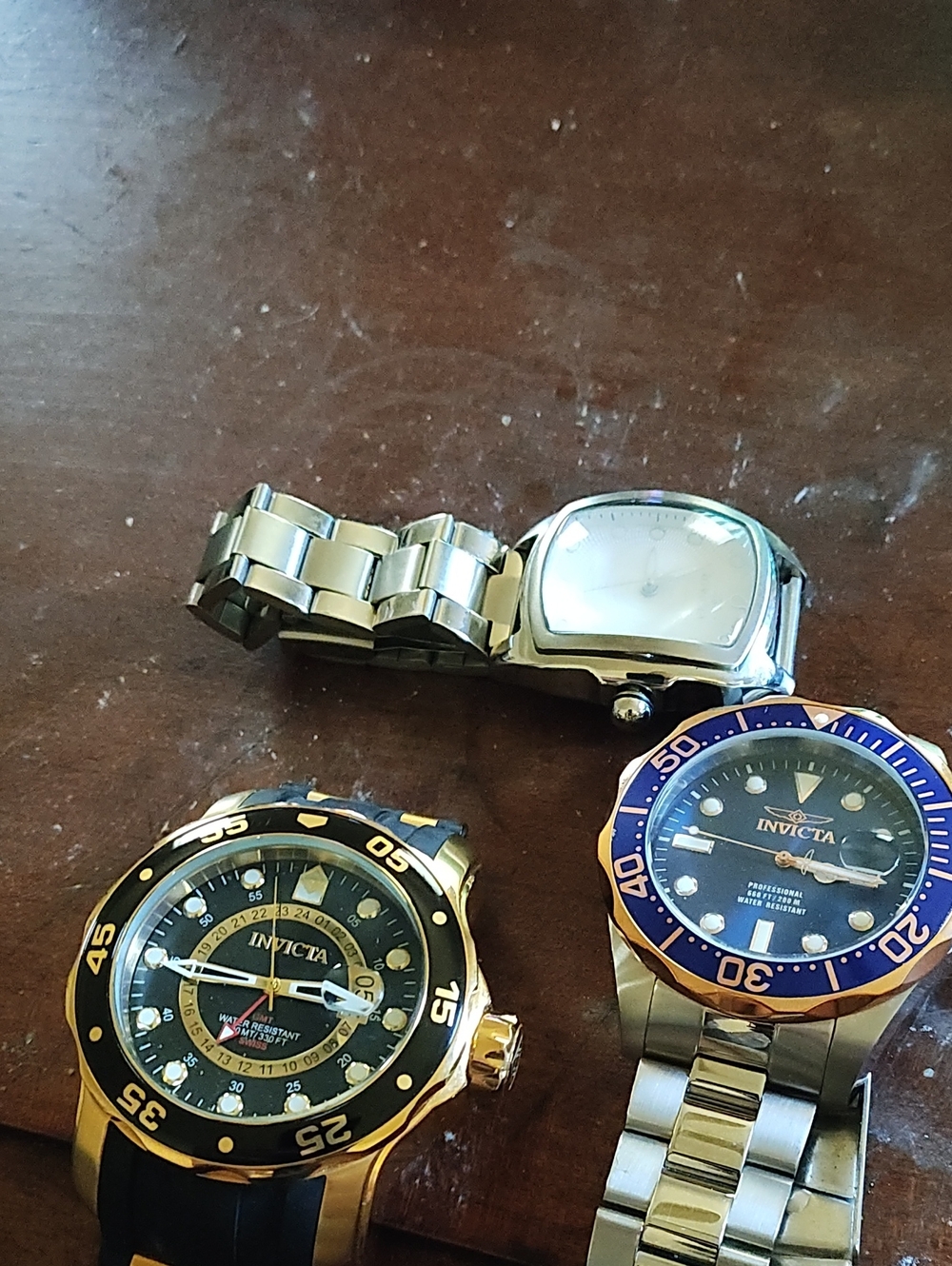 Invicta Men's Gold and Blue Stainless Steel & Gold-Tone Dive Watch Set